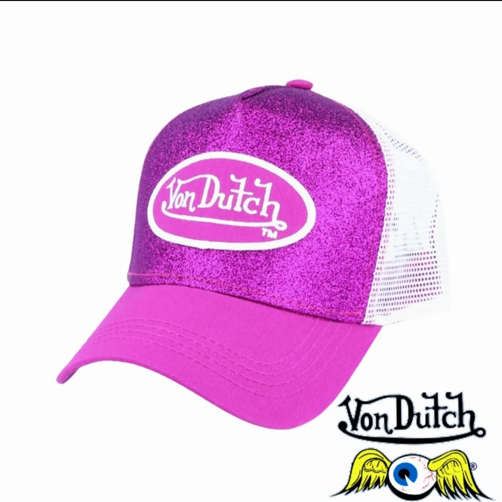 Authentic Brand New Purple sparkle Von Dutch hat 💜 Last one!